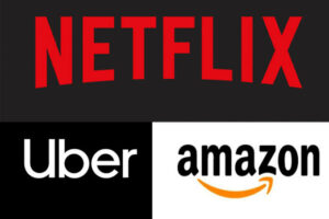 Amazon, Netflix, Uber